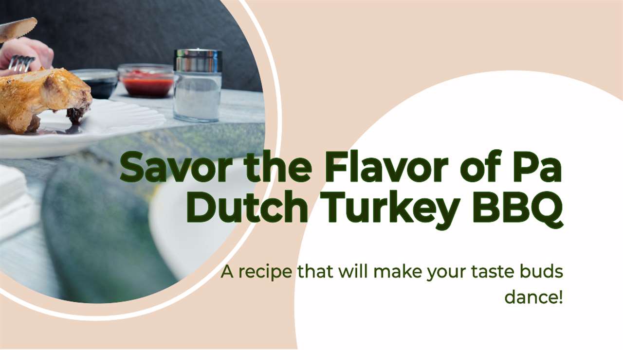 Pa Dutch Turkey BBQ Recipe
